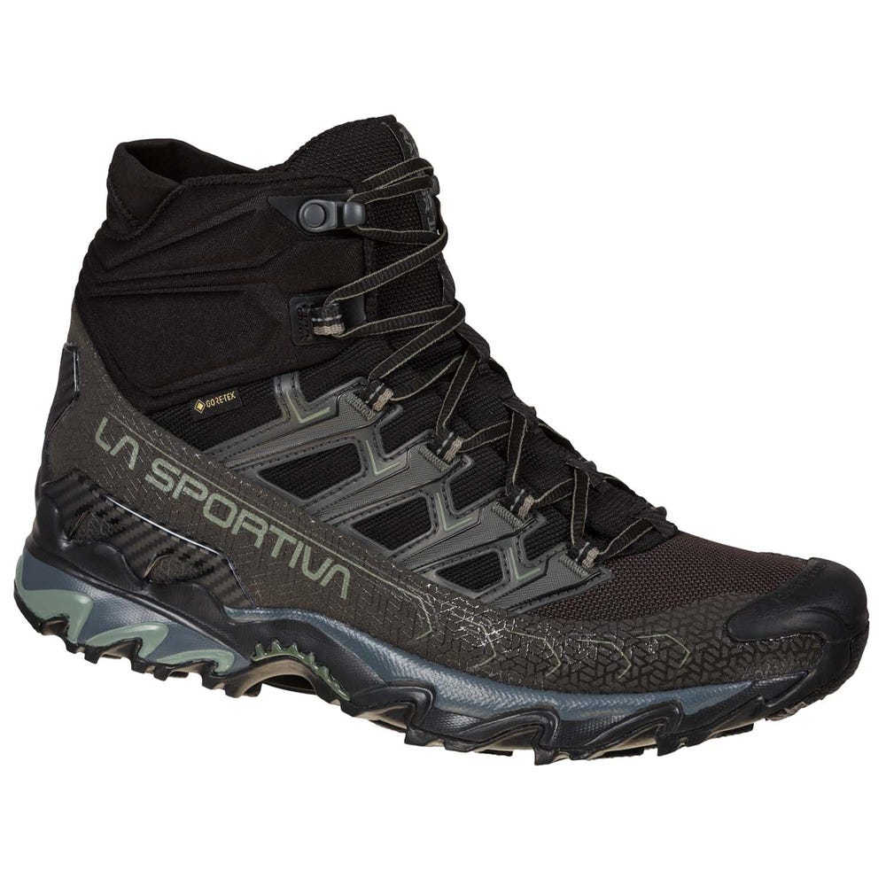 Botas de Montaña La Sportiva Ultra Raptor II Mid GTX Hombre Negras Chile-4103926